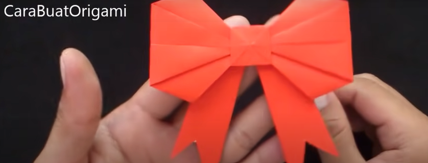 Cara Membuat Origami Pita Cantik | Origami Bentuk
